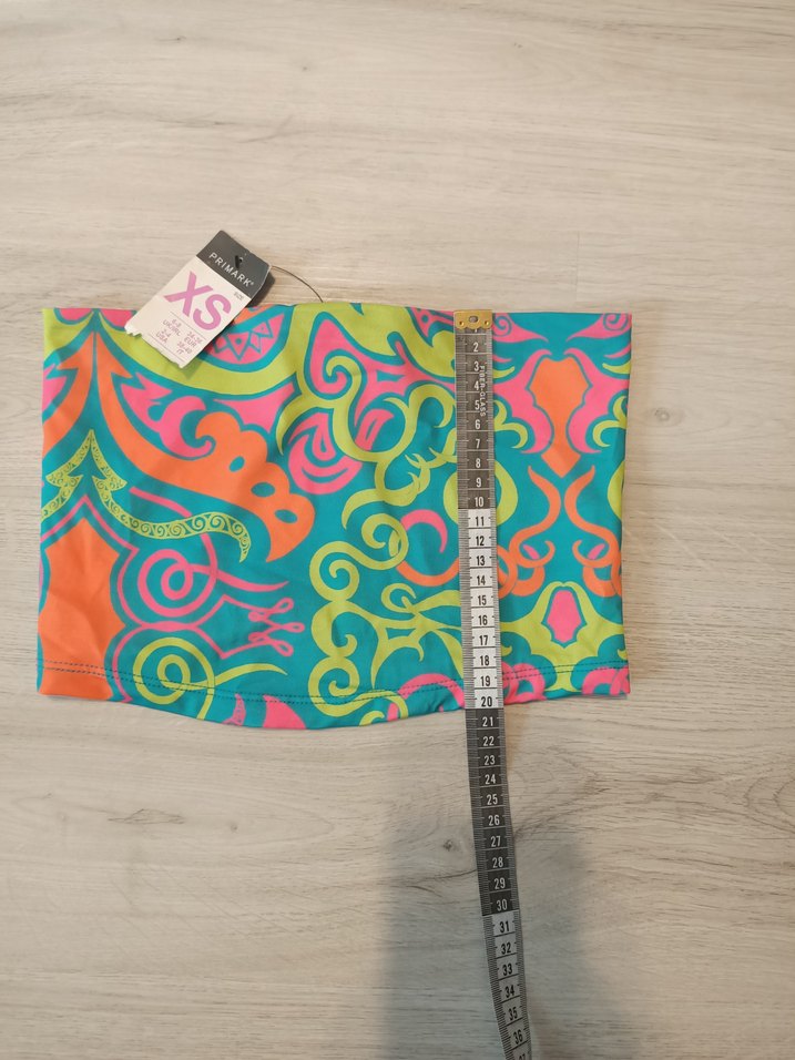 Primark xs straplez crop(yeni) - Görsel 5