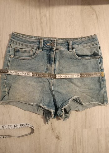 Next 36 beden Pastel Renkli Kadın Mini Denim Şort - Görsel 5