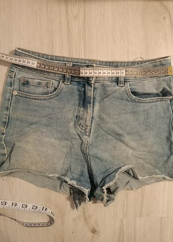 Next 36 beden Pastel Renkli Kadın Mini Denim Şort - Görsel 6