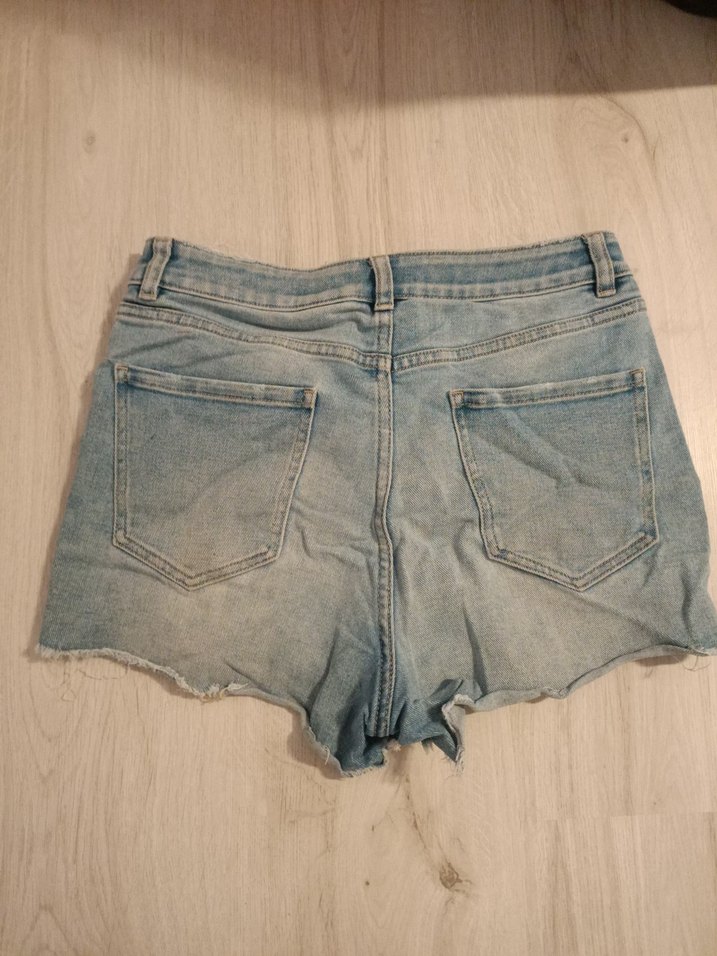 Next 36 beden Pastel Renkli Kadın Mini Denim Şort - Görsel 2