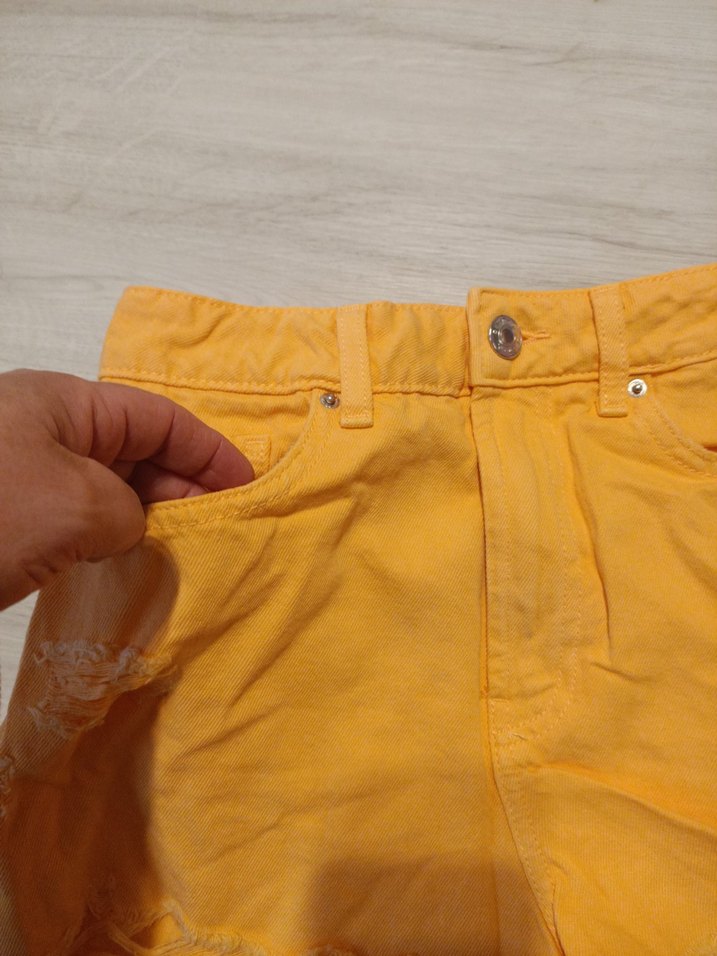 primark 36 beden Mini Denim Şort - Görsel 3