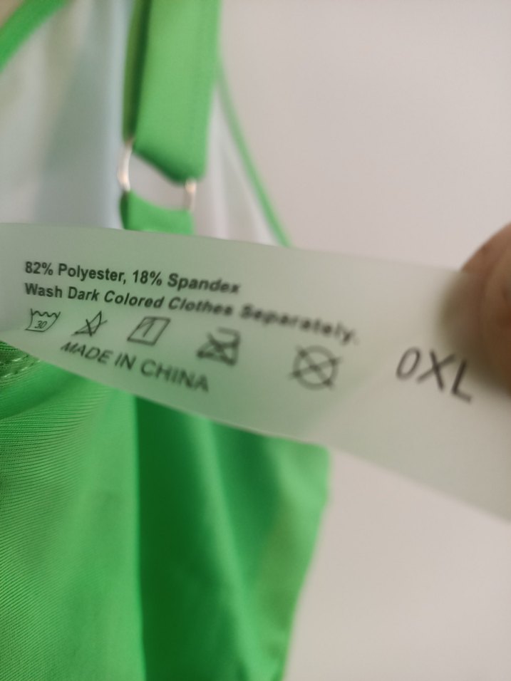 Shein 0XL yeşil mayo - Görsel 5