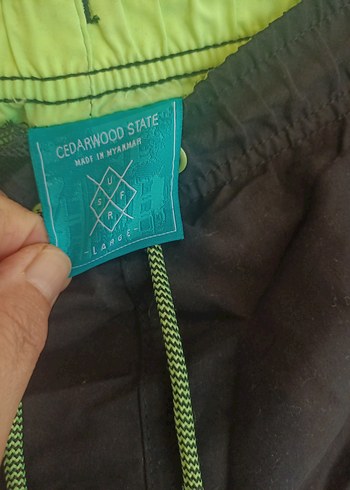 Yurtdışından L beden Siyah Erkek Mini Yüzme Şortu - Görsel 3