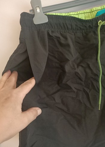 Yurtdışından L beden Siyah Erkek Mini Yüzme Şortu - Görsel 4