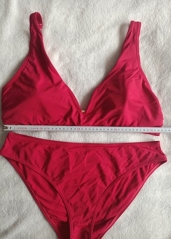Marks and çok 44 beden Kırmızı Strappy Bikini Takımı - Görsel 5