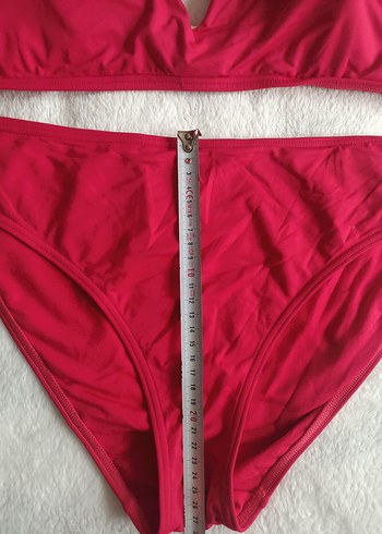 Marks and çok 44 beden Kırmızı Strappy Bikini Takımı - Görsel 7