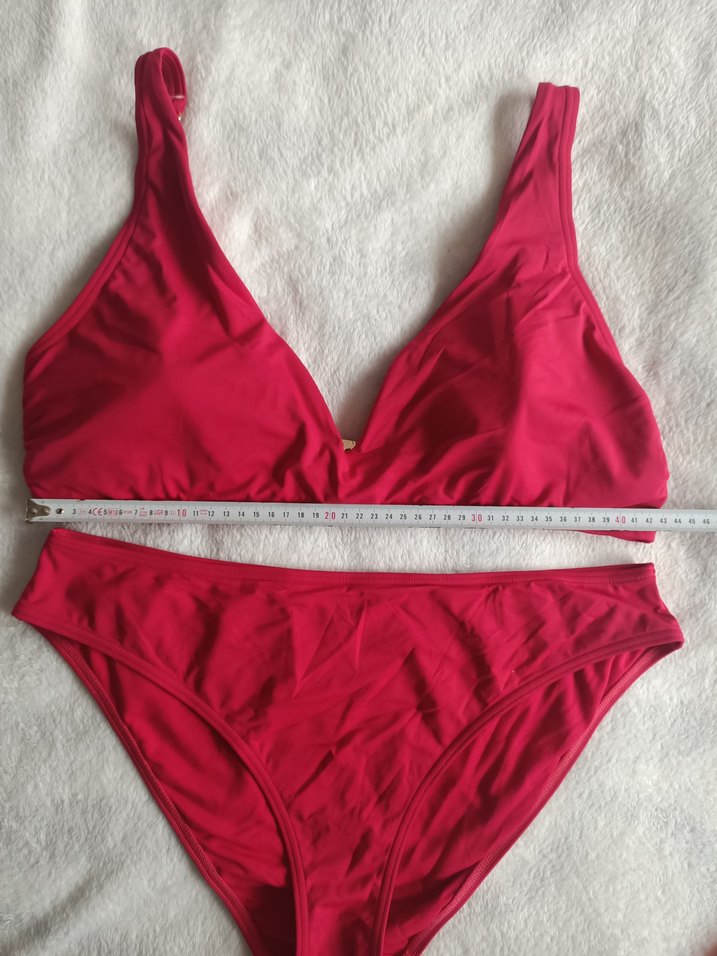 Marks and çok 44 beden Kırmızı Strappy Bikini Takımı - Görsel 5