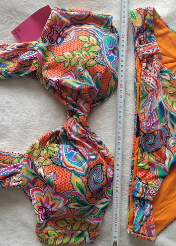 Yurtdışından,(yeni )44 beden,Renkli Desenli Bohem Bikini Takımı - Görsel 4