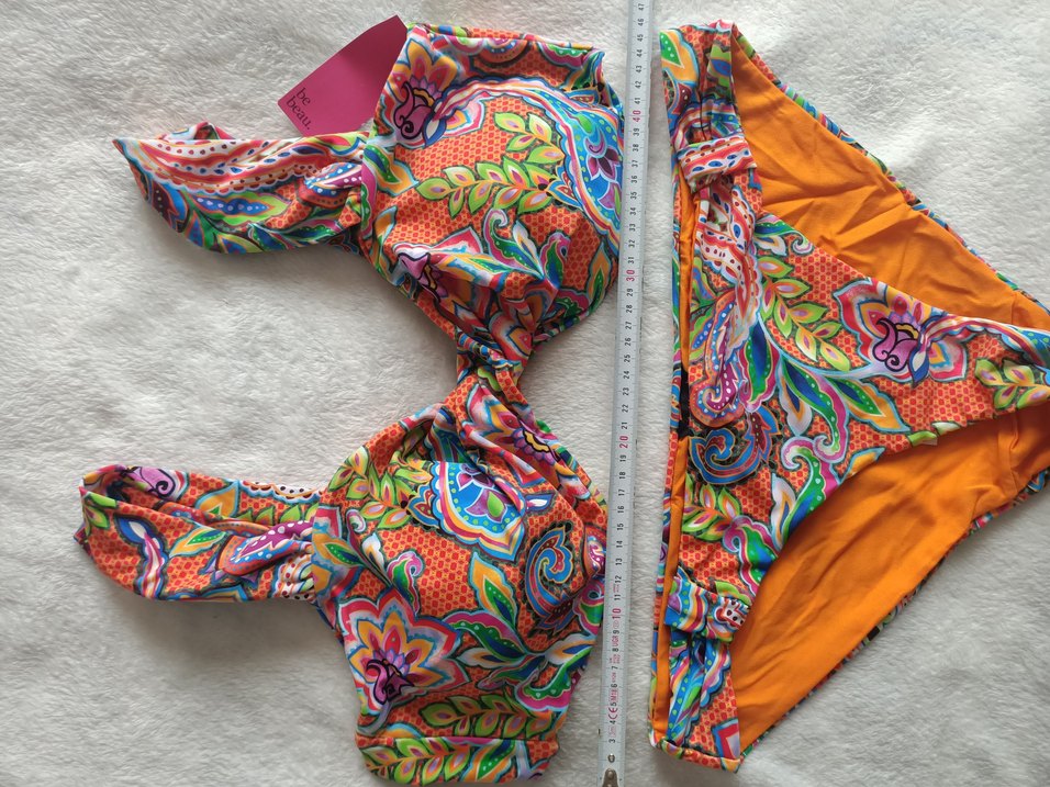 Yurtdışından,(yeni )44 beden,Renkli Desenli Bohem Bikini Takımı - Görsel 4