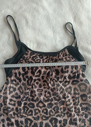 Shein 1XL leopar desen tankini üstü - Görsel 7