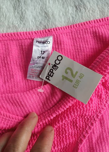 Pep&Co 40 beden.Pembe Kadın Bikini Altı Mini Kesim.yeni - Görsel 2