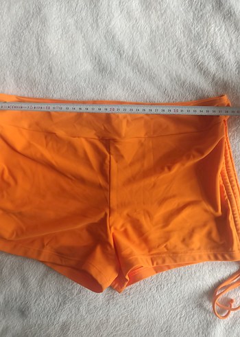 Shein XL turuncu şortlu bikini altı - Görsel 5