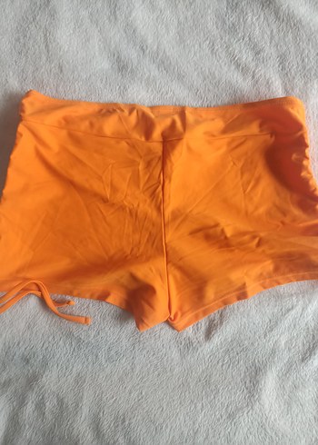 Shein XL turuncu şortlu bikini altı - Görsel 2
