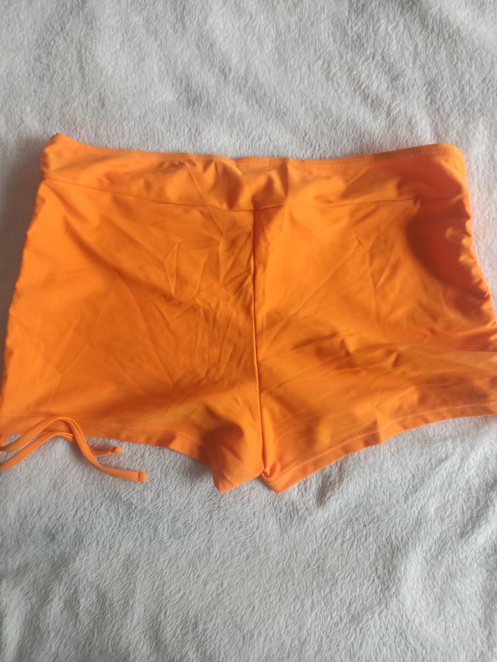 Shein XL turuncu şortlu bikini altı - Görsel 2