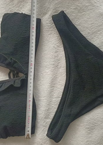 Shein M beden siyah straplez bikini.. - Görsel 4