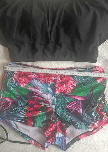 Shein L beden şortlu bikini - Görsel 6