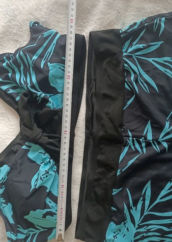 büyük beden şortlu bikini takımı - Görsel 6