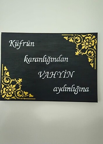 Küfrün karanlığından vahyin aydınlığına tablosu