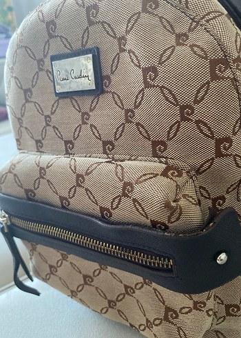 Kahverengi Deri Tokalı Kadın Sırt Çantası Pierre Cardin - Görsel 4