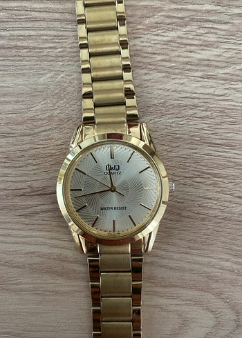 Klasik Parlak Altın Kadın Kol Saati - Görsel 2