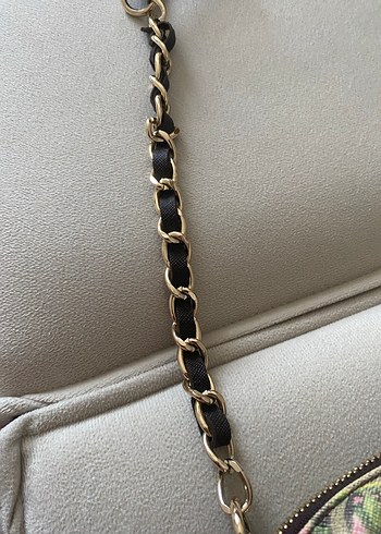 Pierre Cardin çiçekli çanta - Görsel 5