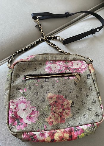 Pierre Cardin çiçekli çanta - Görsel 7