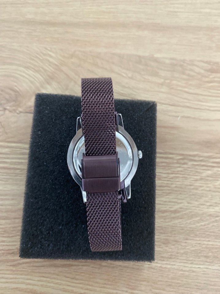 Kahverengi Minimalist Kadın Saat - Görsel 4