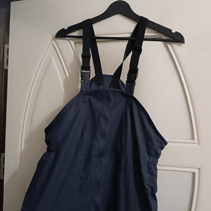 Kadın Lacivert Midi Askılı Tulum - Görsel 2