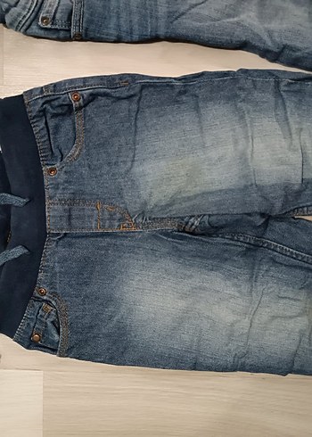 Gri Erkek Çocuk Kot Pantolon - Görsel 2