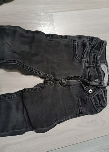 Gri Erkek Çocuk Kot Pantolon - Görsel 5