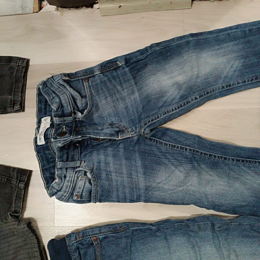 Gri Erkek Çocuk Kot Pantolon - Görsel 3