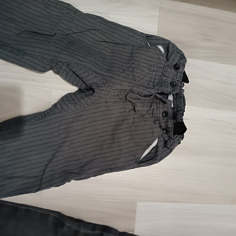 Gri Erkek Çocuk Kot Pantolon - Görsel 4