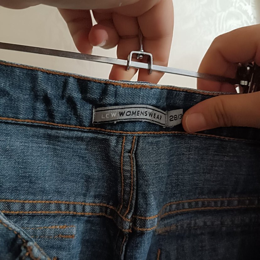 Bol Kesim Midi Kot Pantolon - Görsel 3