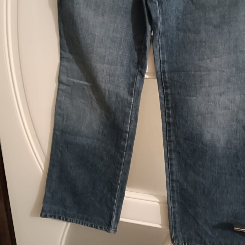 Bol Kesim Midi Kot Pantolon - Görsel 2