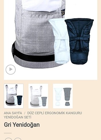 Bebek kanguru taşıyıcı
