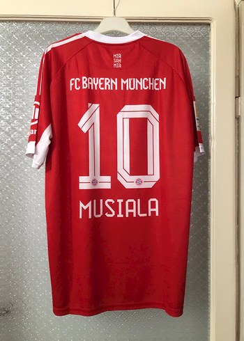 Bayern Münih Kırmızı Erkek Spor Tişört - Görsel 2