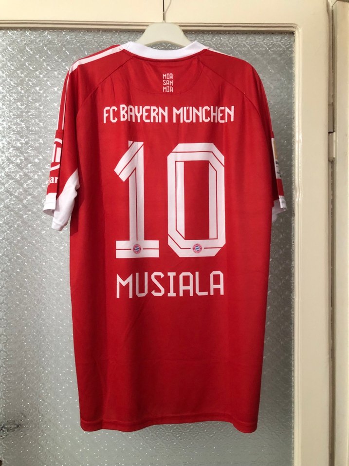 Bayern Münih Kırmızı Erkek Spor Tişört - Görsel 2