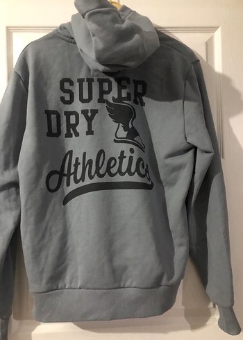 Gri Kapüşonlu Kadın Sweatshirt - Görsel 2