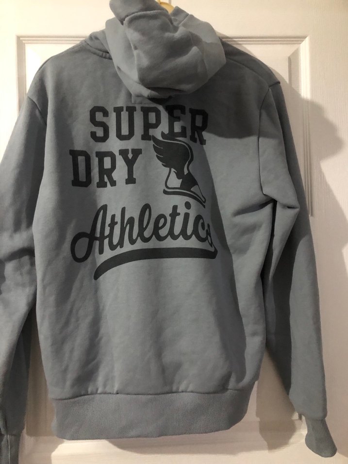 Gri Kapüşonlu Kadın Sweatshirt - Görsel 2