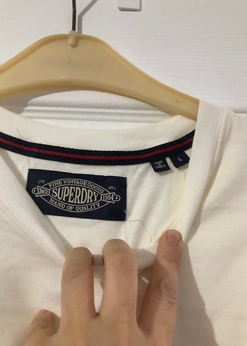 Superdry Erkek Beyaz Baskılı Tişört - Görsel 4