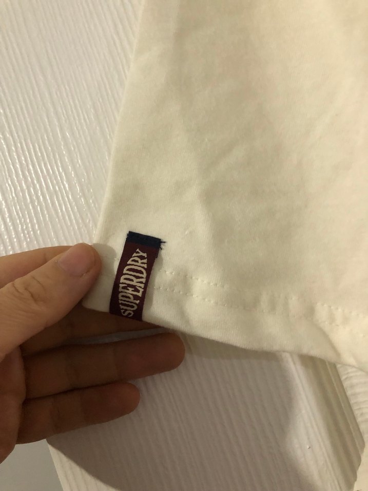 Superdry Erkek Beyaz Baskılı Tişört - Görsel 3