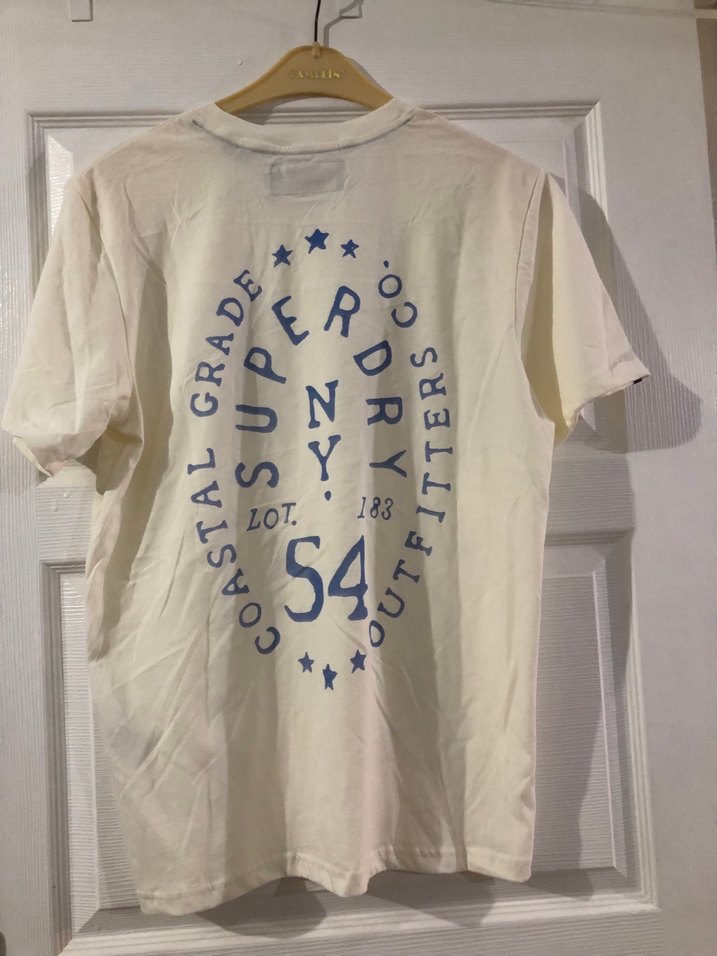 Superdry Erkek Beyaz Baskılı Tişört - Görsel 2