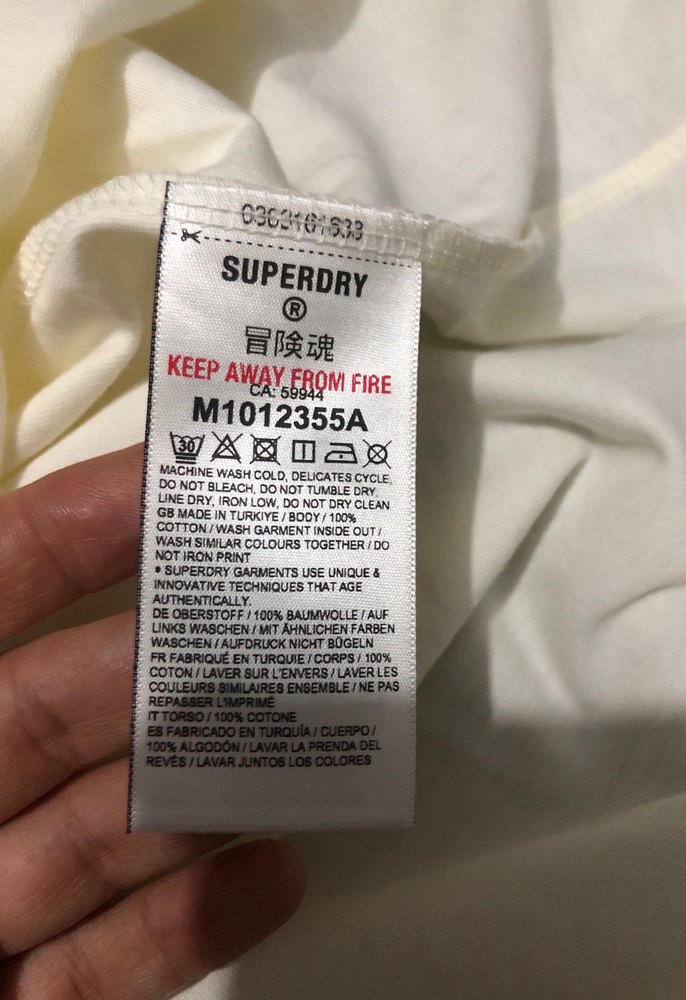 Pastel Beyaz Baskılı Erkek Tişört - Görsel 5