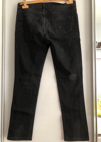 Siyah Kadın Denim Jean - Görsel 2