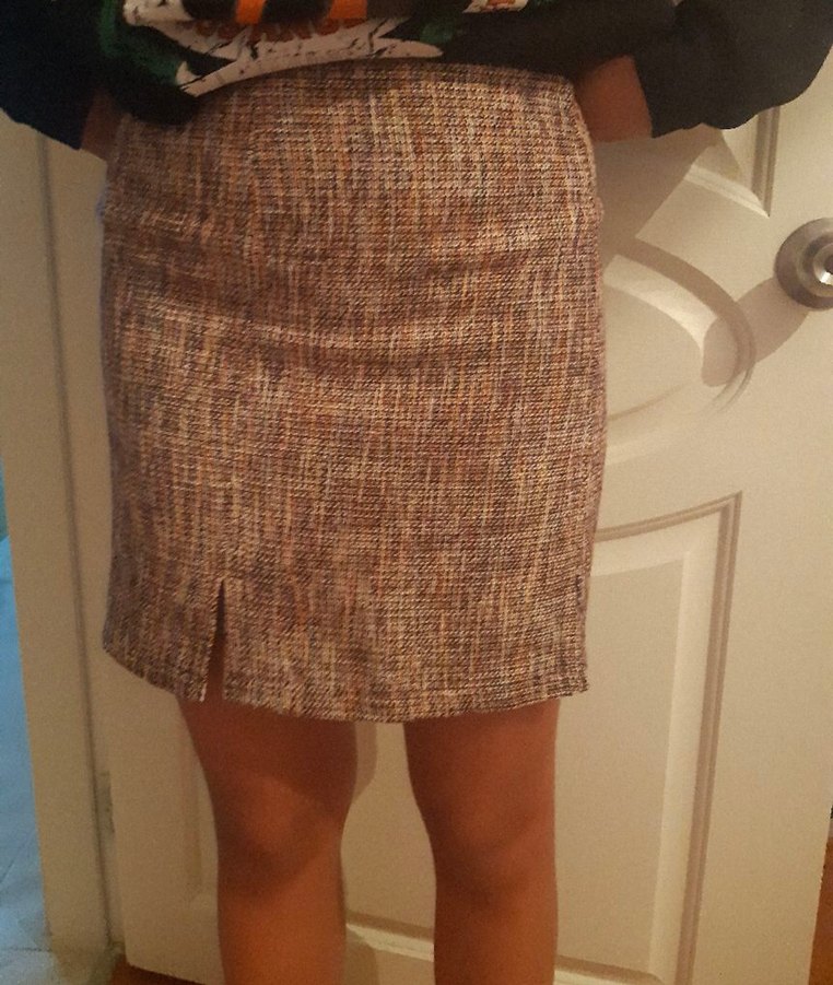 Kadın Kahverengi Midi Mini Etek - Görsel 3