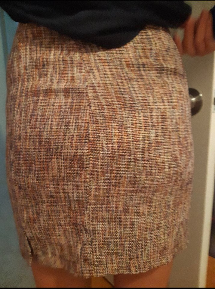 Kadın Kahverengi Midi Mini Etek - Görsel 5