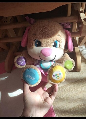Beden fisher-price eğitici köpekcik