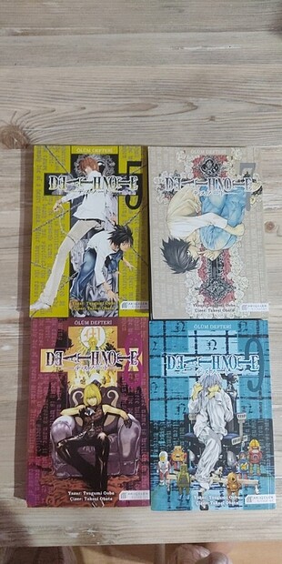 Death note 5 , 7 , 8 , 9. Ciltler