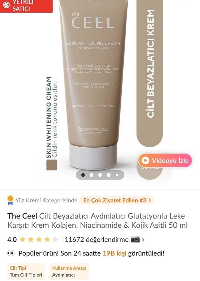 Beyazlatıcı Krem - Görsel 3