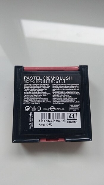 Pastel PASTEL Cream Blush 41 Dazzling